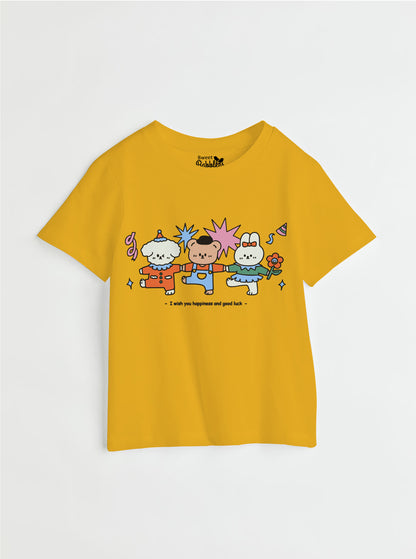 Wish you happiness and good luck - Golden Yellow