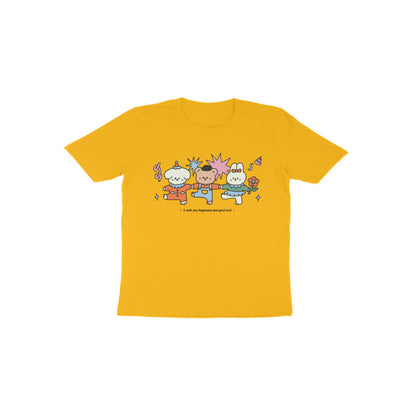 Wish you happiness and good luck - Golden Yellow